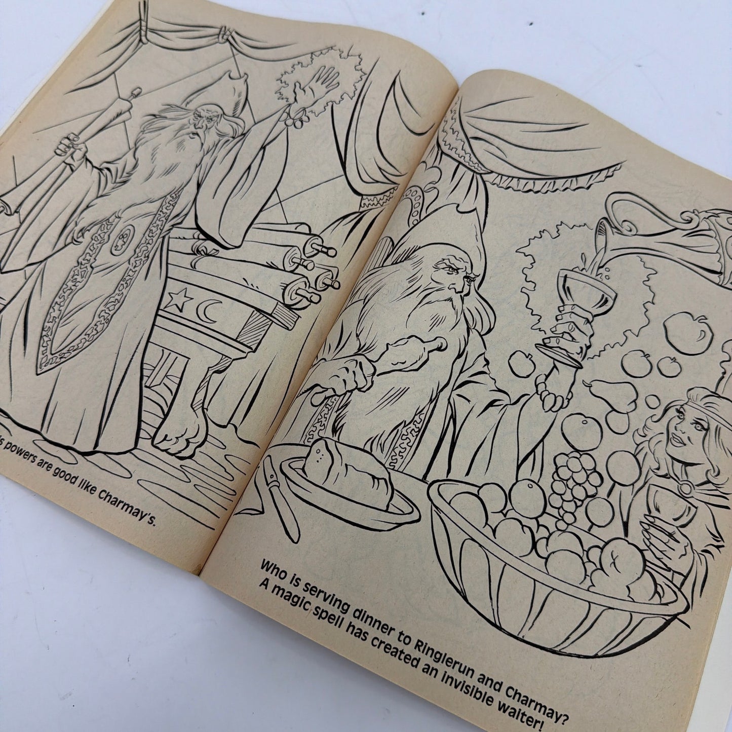 1983 Advanced Dungeons & Dragons Characters Coloring Book TSR Marvel ISBN 0-9397