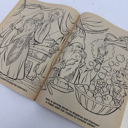 1983 Advanced Dungeons & Dragons Characters Coloring Book TSR Marvel ISBN 0-9397