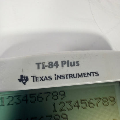 Texas Instruments TI-84 Plus Graphing Calculator Tested Working with Slide Cover