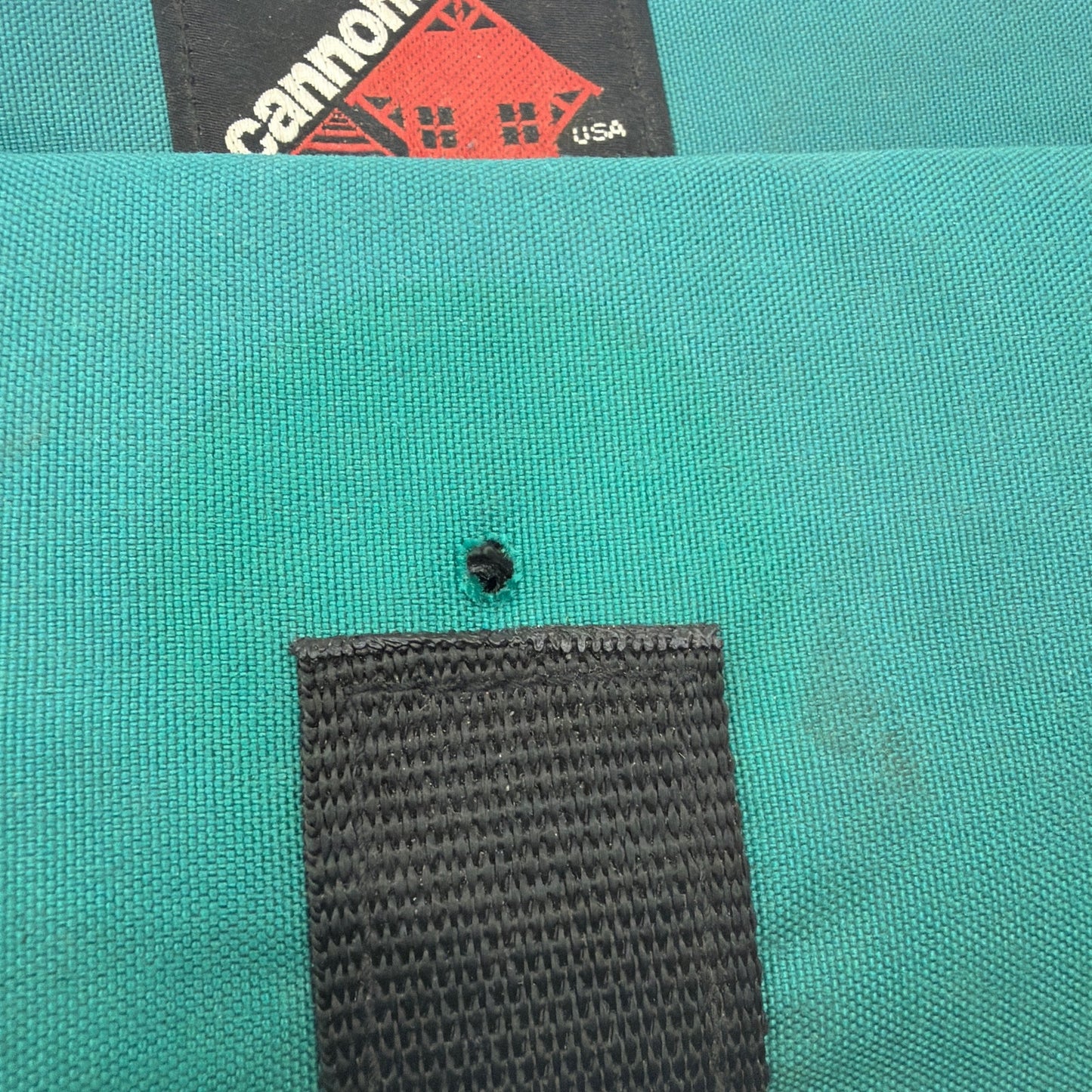 Vintage Cannondale USA Teal Bicycle Bag 9 x 8 x 4