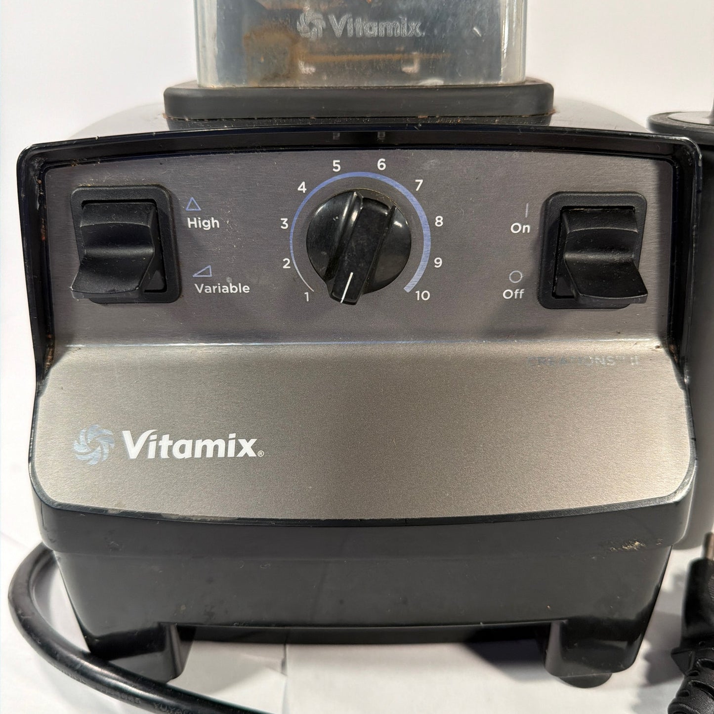 Vitamix Creations II Blender with Container, Lid & Tamper Black/Gray For Parts