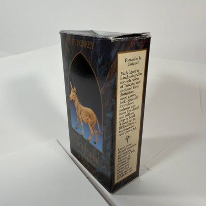Fontanini 5" Heirloom Nativity Standing Donkey Figurine 52443 w/ Box