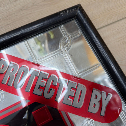 Red Dog Beer Bar Mirror Sign Plank Road Brewery 19 x 19