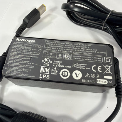 Lenovo 45W Laptop AC Adapter Charger ADLX45NLC2A Slim Tip 20V 2.25A