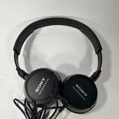 Sony MDR-ZX100 Wired Stereo On-Ear Headphones Black Tested Working
