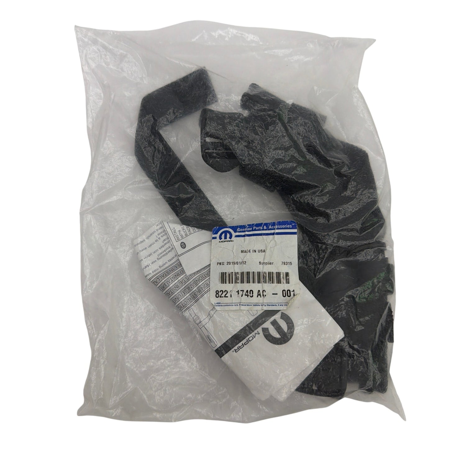 Mopar 82211740AC Jeep Wrangler Roll Bar Grab Handles Pair Black