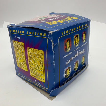 1999 Pokémon Burger King Jigglypuff 23K Gold Plated Card Poké Ball Box