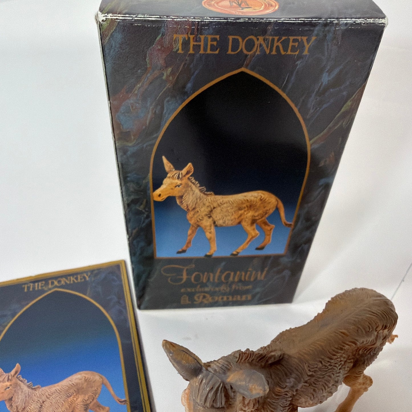 Fontanini 5" Heirloom Nativity Standing Donkey Figurine 52443 w/ Box