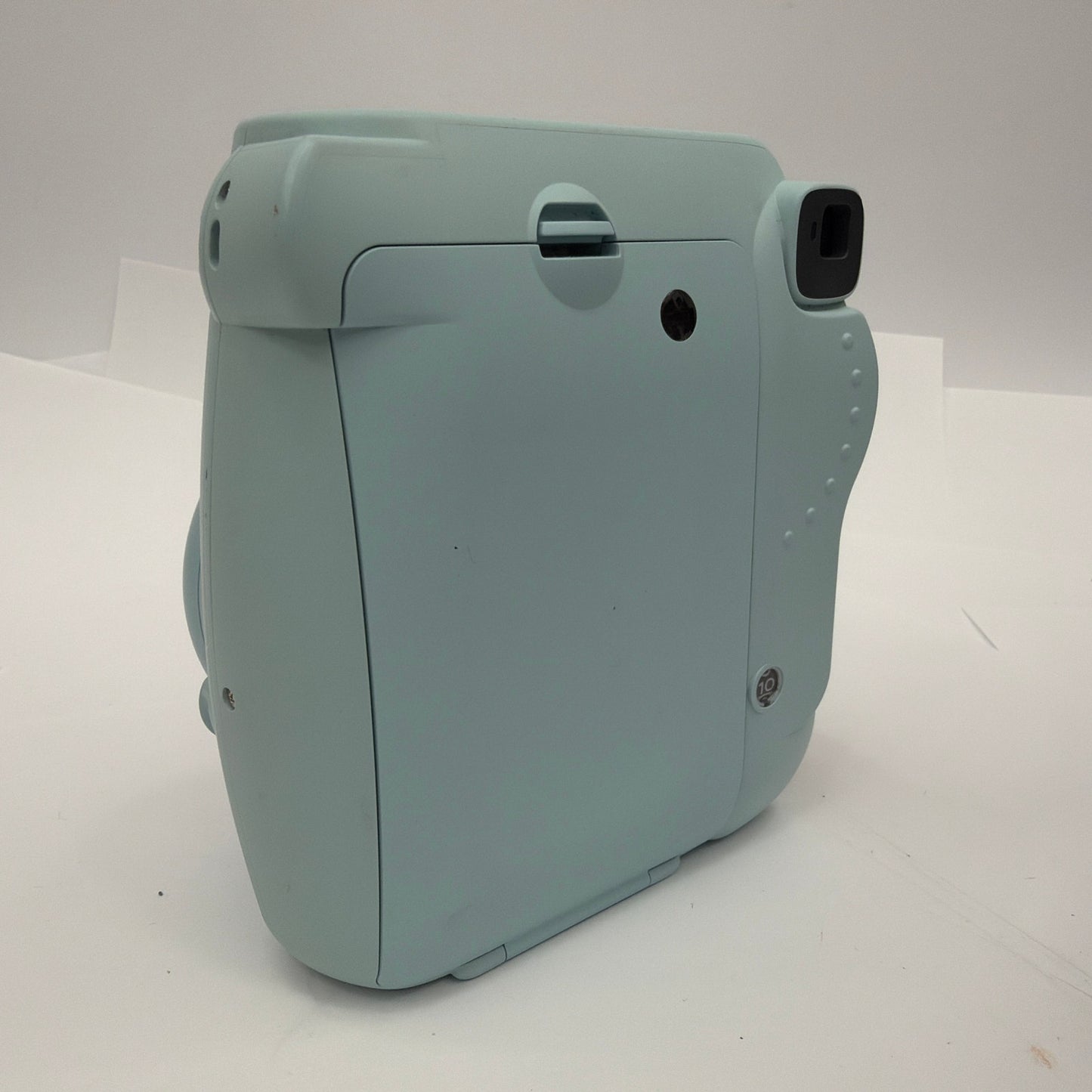 Fujifilm Instax Mini 8 Instant Film Camera Blue Tested Missing Battery Cover