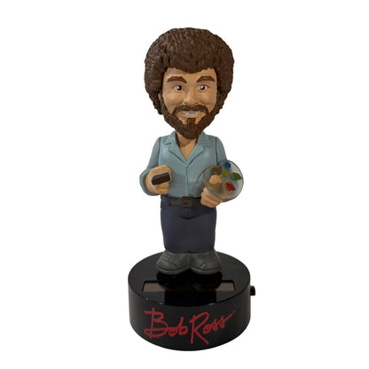 NECA Bob Ross The Joy of Painting Solar Powered Body Knocker Figure Tested