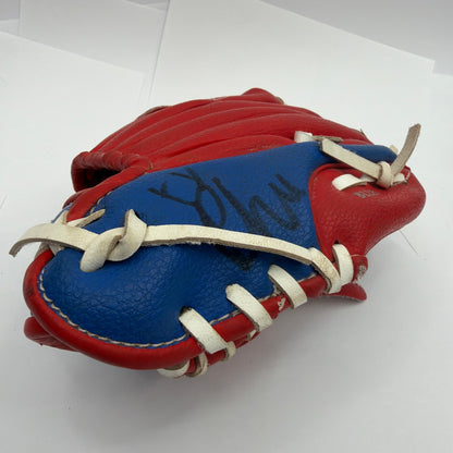 Rawlings PL19SR 9 Inch Youth Baseball Glove Red Blue