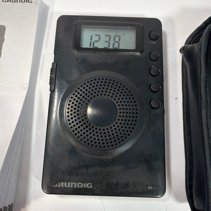 Grundig Mini 400 M400 AM/FM Shortwave Pocket Radio with Case and Manual