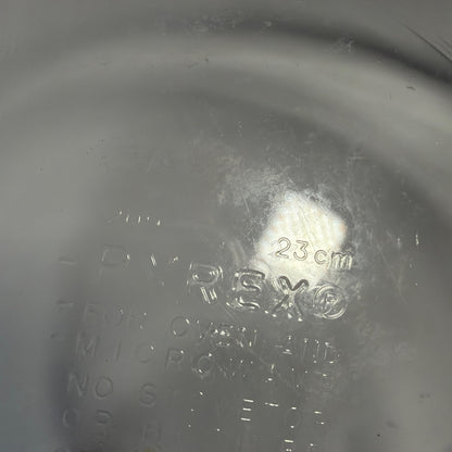 Pyrex 209 Clear Glass Pie Plate 9 in 23 cm