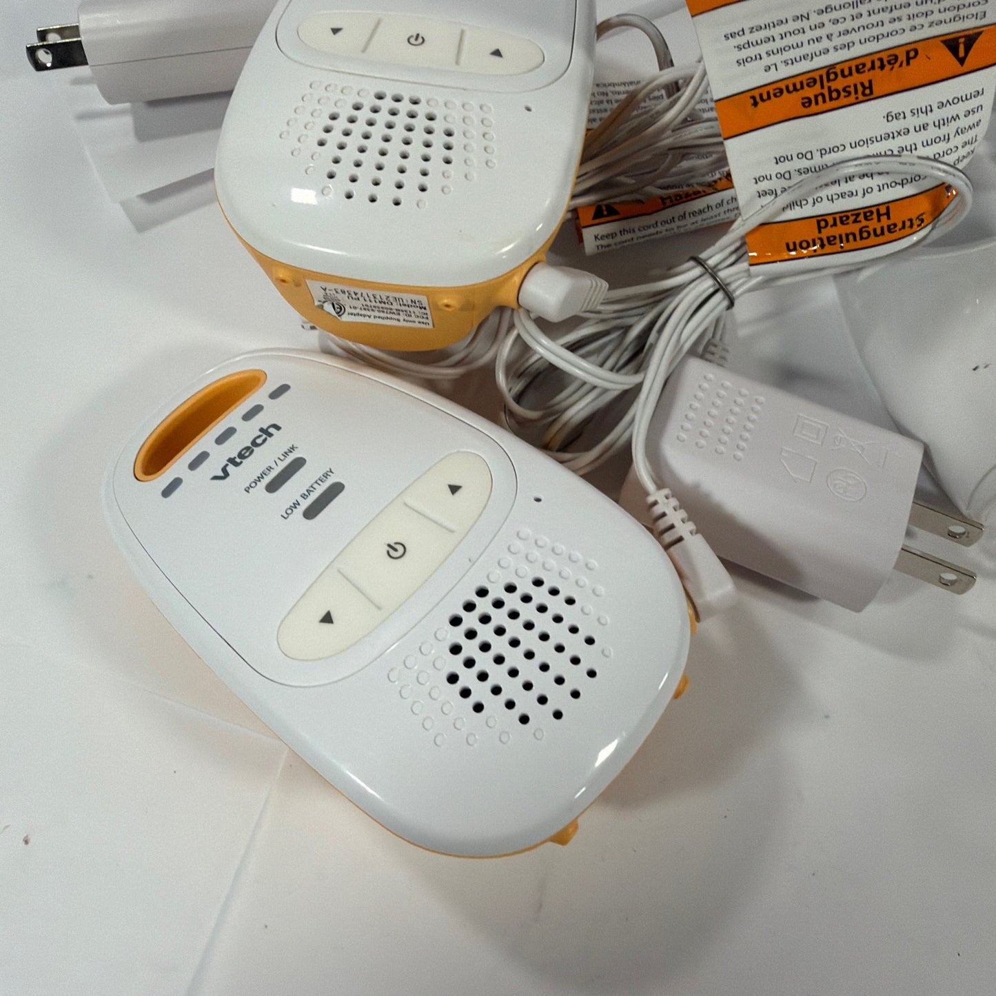 VTech Baby Monitor Lot 3 Units with Power Adapters For Parts Repair