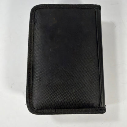 Nintendo DS Black Zipper Carrying Case Pouch 6 x 4 x 2 in