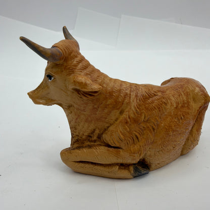 Fontanini Seated Ox Nativity Figure 5 Inch 52534 With Box