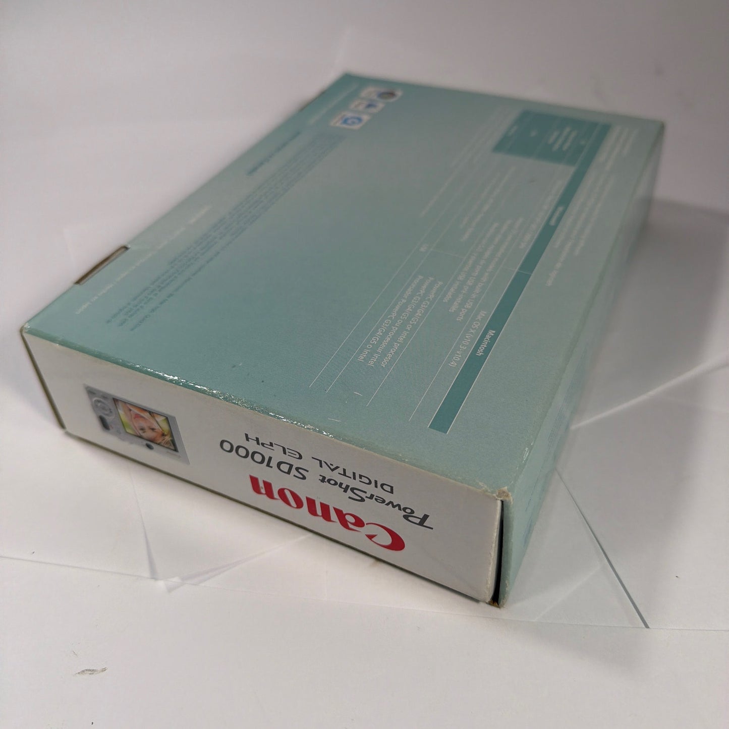 Canon PowerShot SD1000 Digital ELPH 7.1MP Silver Camera Tested Working