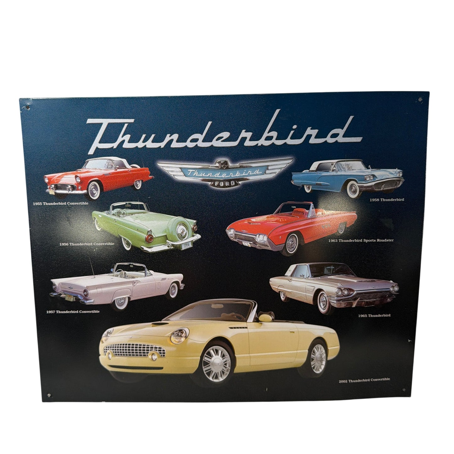 Ford Thunderbird Tin Metal Sign 15x12 Licensed 2003