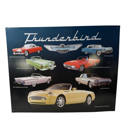Ford Thunderbird Tin Metal Sign 15x12 Licensed 2003