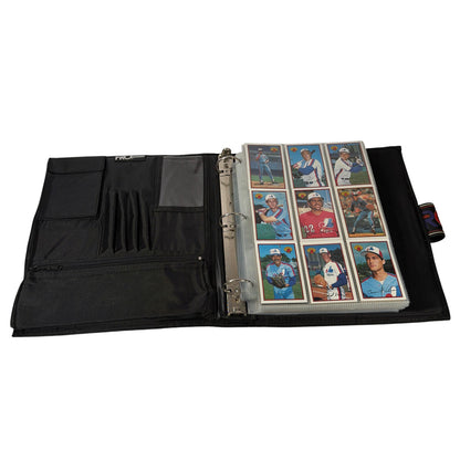 250+ Vintage Baseball Cards Lot in PenTab PRO Binder Topps Bowman O-Pee-Chee