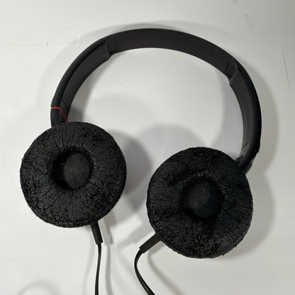 Sony MDR-ZX100 Wired Stereo On-Ear Headphones Black Tested Working