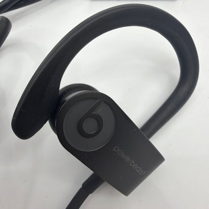 Beats Powerbeats3 Wireless Earphones Black Tested Working