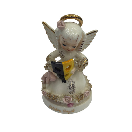 Vintage October Angel Porcelain Figurine 4 in S470N
