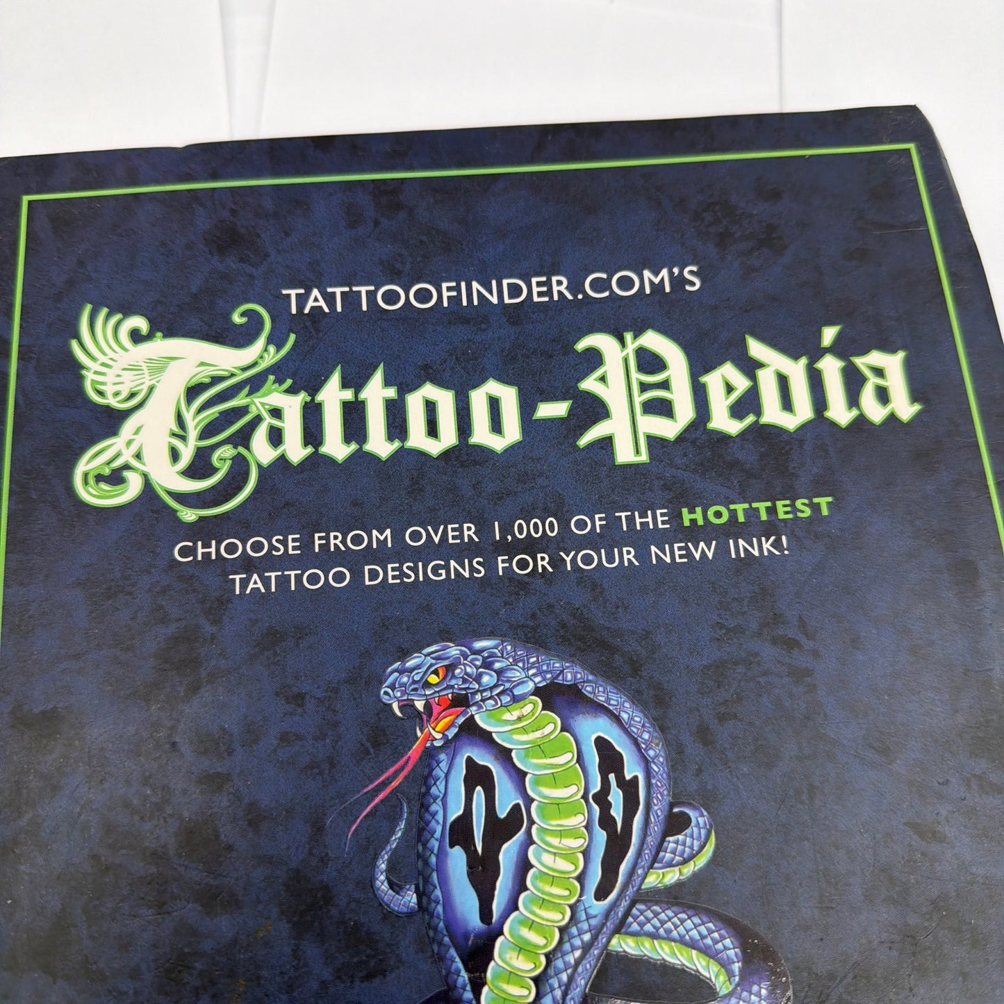 TattooFinder.com Tattoo-Pedia Tattoo Design Book ISBN 9781607105664