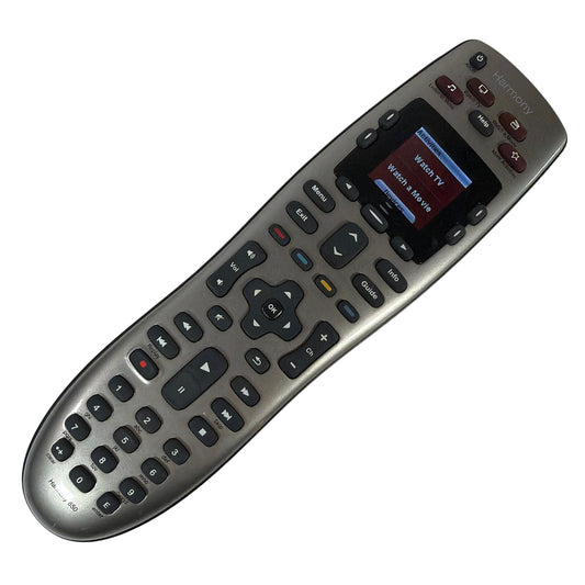 Logitech Harmony 650 Universal Remote Control Silver Tested Working