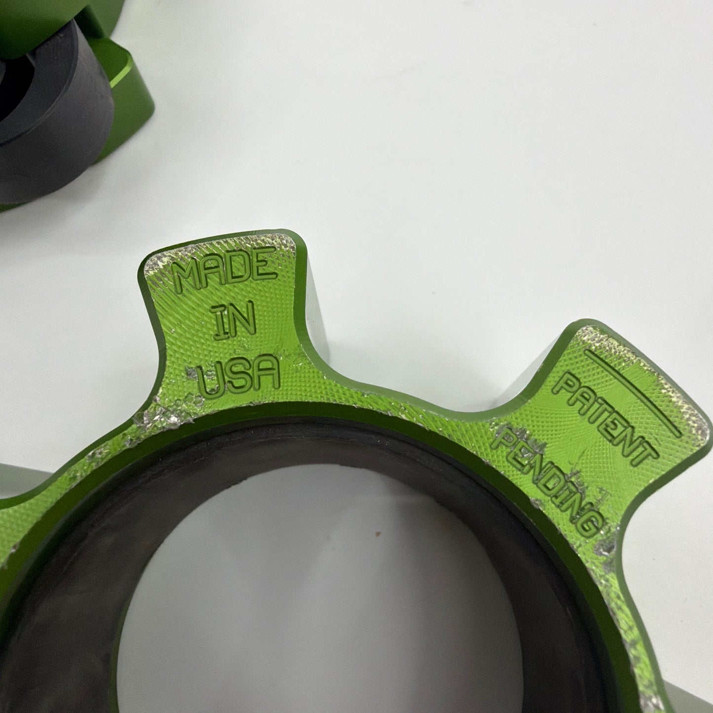 REP OSO Barbell Collars Green Pair Made in USA