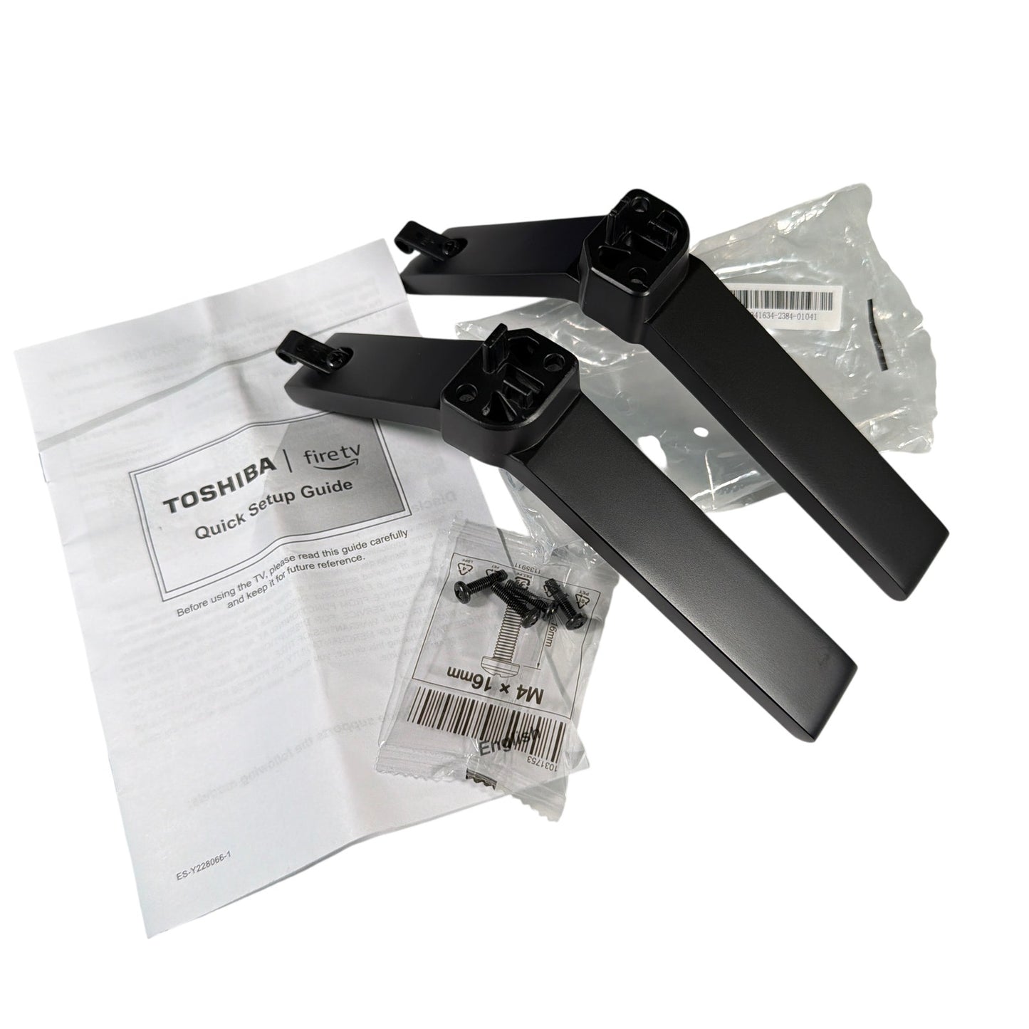 Toshiba Fire TV 43C350LU Stand Legs 2085L/2085R w/ M4x16mm Screws