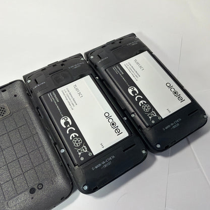 Alcatel Cingular Flip 2 4044O AT&T Flip Phones Lot of 2 With Chargers