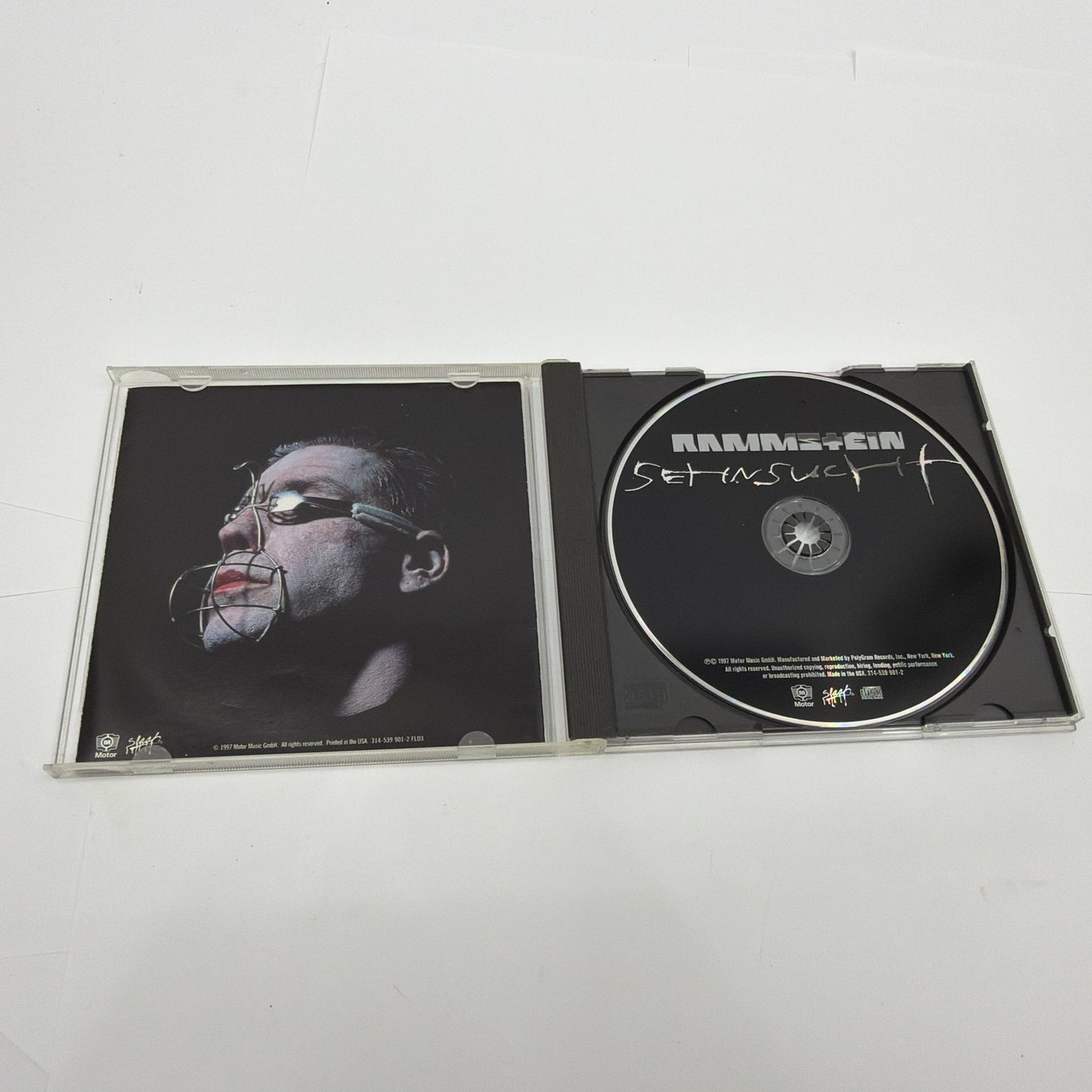 Rammstein Sehnsucht CD 1997 Motor Music 314-539-901-2 Made in USA