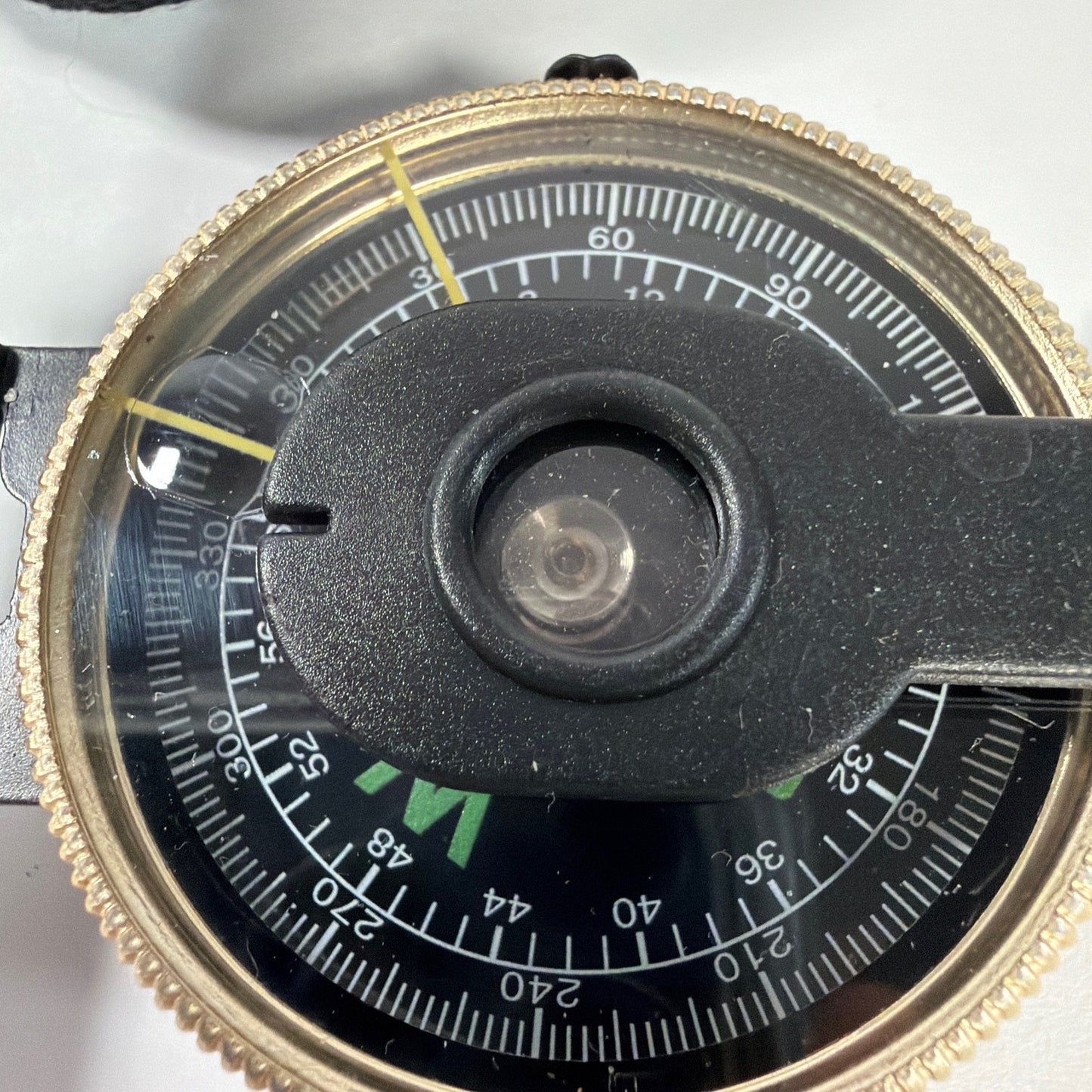 Engineer Directional Compass Sighting Compass Black with Case Logic Zip Pouch