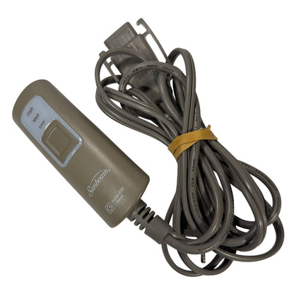 Sunbeam Heated Blanket Controller Style T85B Part 191825 Gray