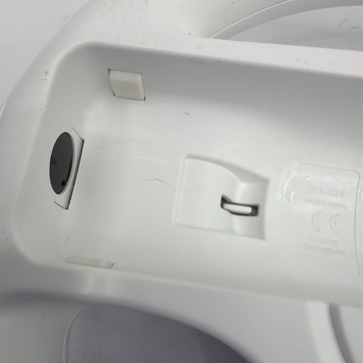 Nintendo Wii Wheel Steering Wheel Attachment RVL-024 White Blue