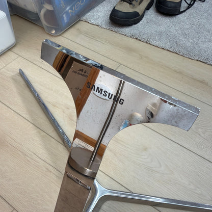 Samsung 65KS9000 TV Stand Base and Neck BN61-13309A BN61-13310A Silver