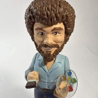 NECA Bob Ross The Joy of Painting Solar Powered Body Knocker Figure Tested