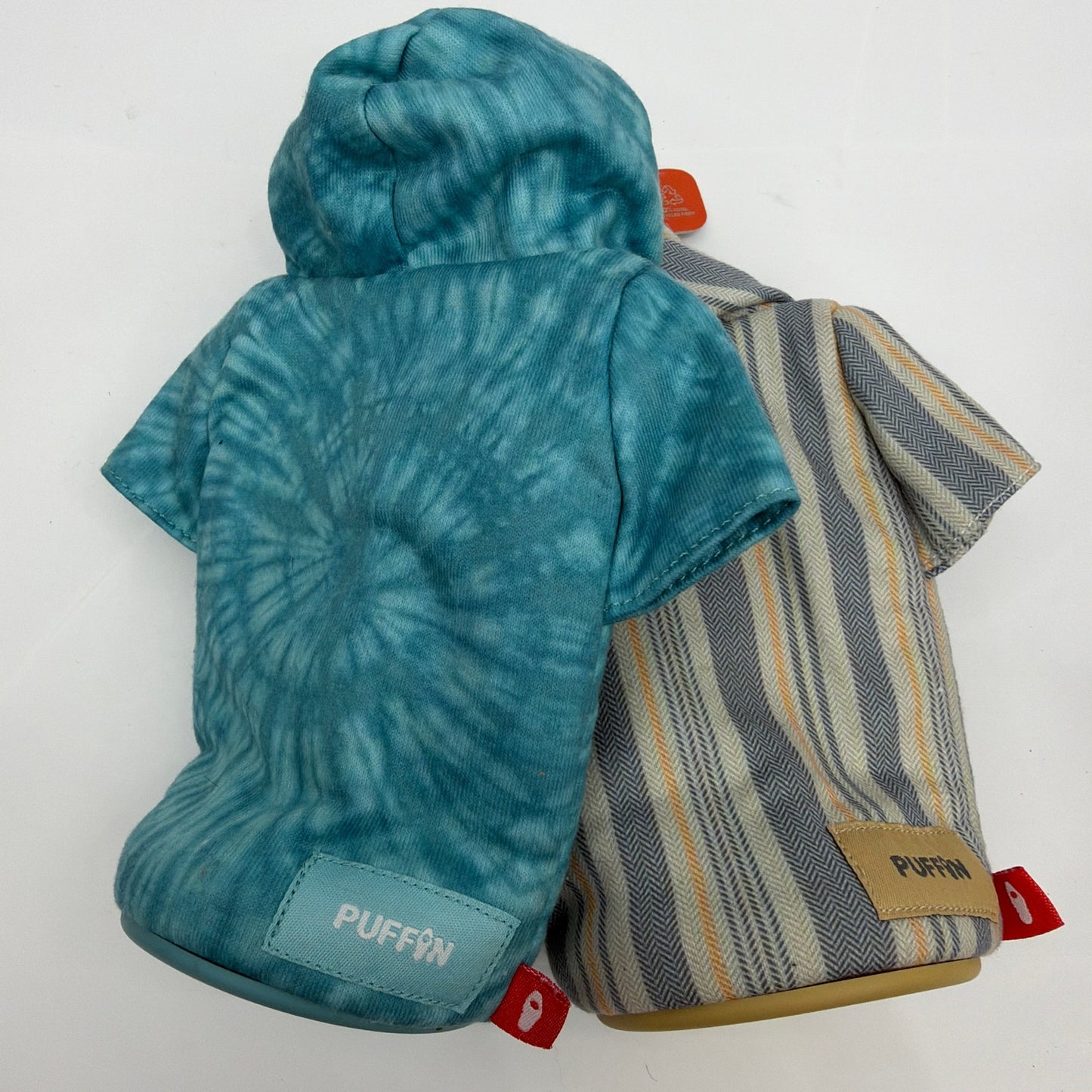 Puffin Drinkwear Beverage Parka Can Cooler 2 Pack Baja Honey Brown Crater Blue