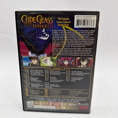Code Geass Lelouch of the Rebellion R2 Complete 2nd Season DVD 8-Disc Bandai
