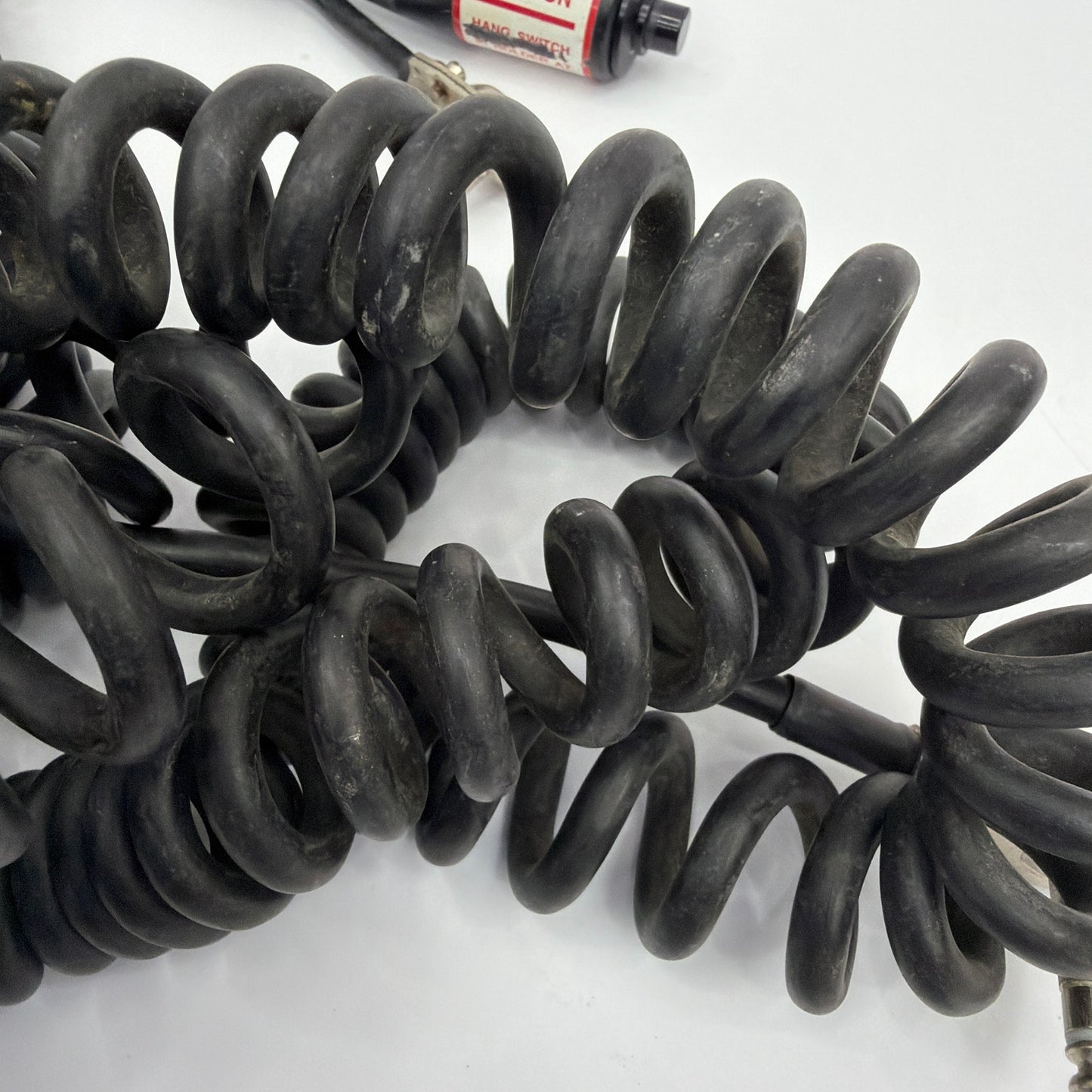 Lot of 2 Dental X-Ray Exposure Hand Switches Coiled Cord 1/4 in Plug Tested