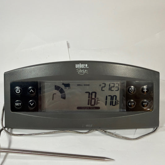 Weber Style 6742 Digital Barbecue/Grill Thermometer w/ Probe Tested
