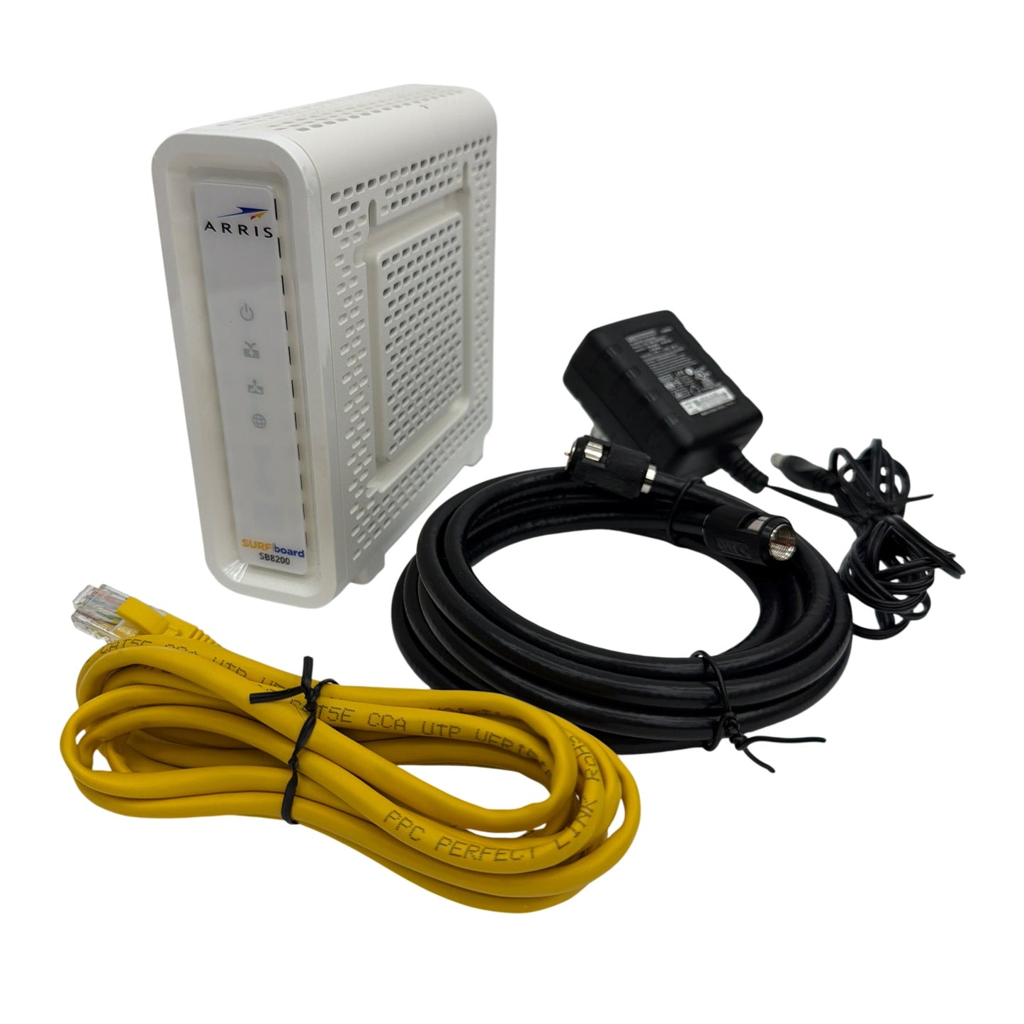 ARRIS SURFboard SB8200 DOCSIS 3.1 Cable Modem With Power Adapter Cables