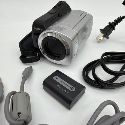 Sony Handycam DCR-SR46 Hybrid HDD Camcorder 40x Carl Zeiss Tested w/ Charger