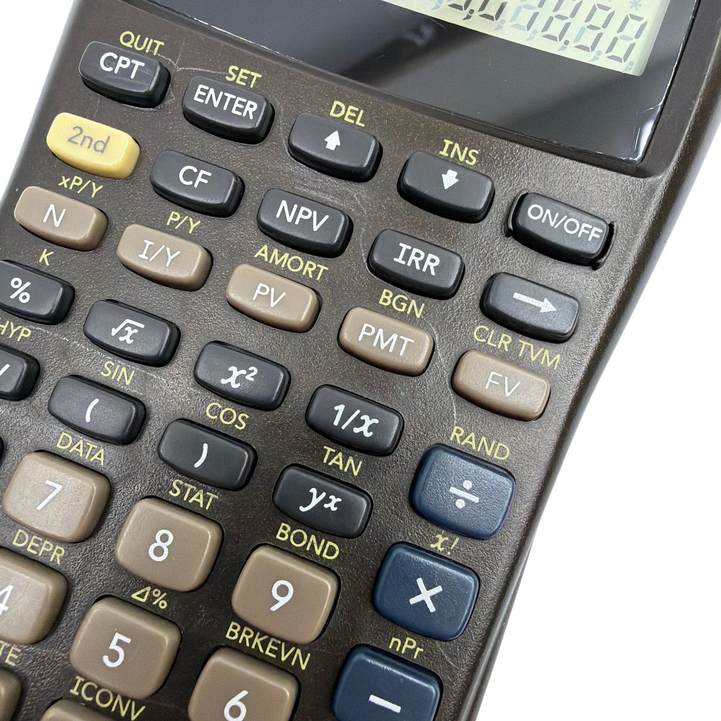 Texas Instruments BA II Plus Financial Calculator with Slide Cover Tested