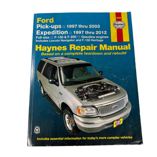 Haynes Ford F-150 1997-2003 Expedition 1997-2012 Navigator Repair Manual 799-196