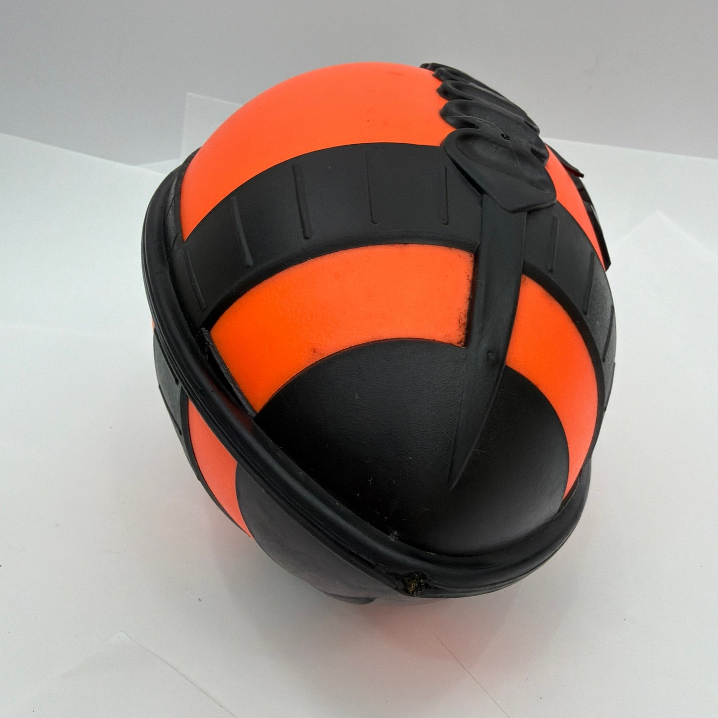 Vintage 2005 Hasbro Nerf Weather Blitz Foam Football Orange Black 9.5 Inch