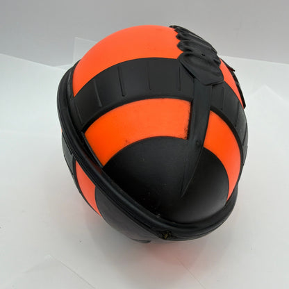 Vintage 2005 Hasbro Nerf Weather Blitz Foam Football Orange Black 9.5 Inch