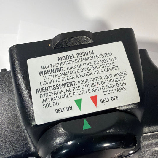 Kirby Multi-Surface Shampoo System Nozzle Attachment Model 293014 Black