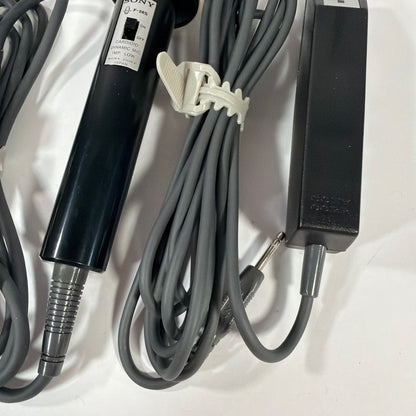 Sony F-26S Cardioid Dynamic Microphone with RM-15 Wired Remote Control